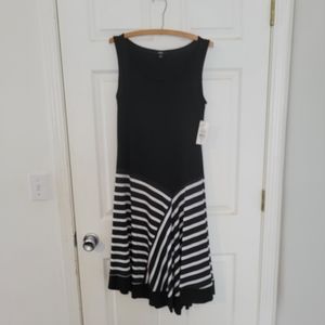 MSK Black and White sleeveless Dress Small
